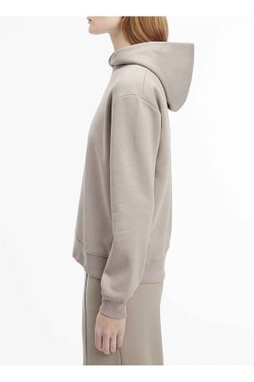 سوئیشرت قهوه ای زنانه ساده Calvin Klein - کد 865421652