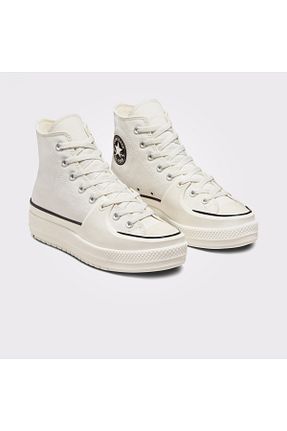 کفش اسنیکر بژ مردانه چرم Converse - کد 865354178