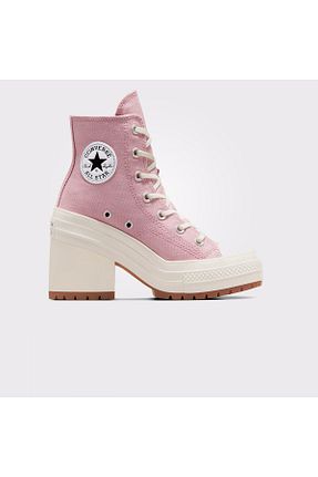 کفش اسنیکر صورتی زنانه بند دار Converse - کد 865351639