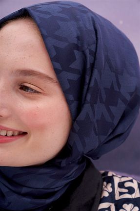 روسری سرمه ای شیفون m moon scarf - کد 849454957