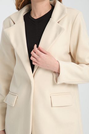 پالتو پشمی نباتی زنانه اورسایز ZERTEX - کد 865262775