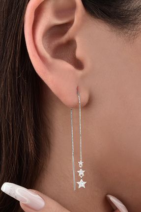 گوشواره نقره زنانه 925 عیار jelux silver - کد 865392796