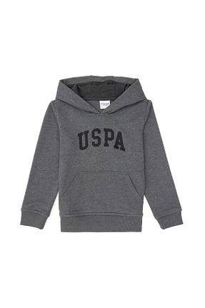 سوئیشرت طوسی بچه گانه ساده U.S. Polo Assn. - کد 865438630