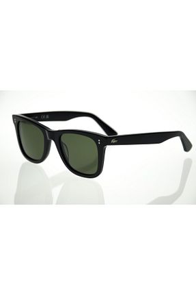 عینک آفتابی مشکی زنانه UV400 Lacoste - کد 865415854