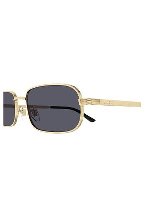 عینک آفتابی طلائی زنانه UV400 Gucci - کد 865428383