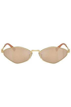 عینک آفتابی طلائی زنانه UV400 Miu Miu - کد 865427433