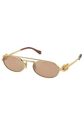 عینک آفتابی طلائی زنانه UV400 Miu Miu - کد 873244701