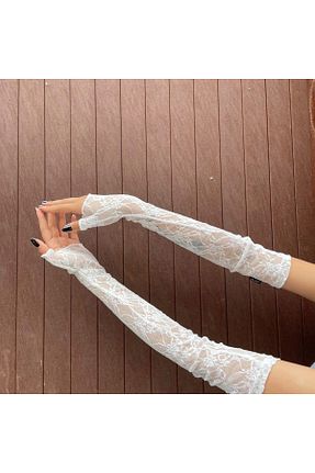دستکش سفید زنانه DarkellaStore - کد 865436388