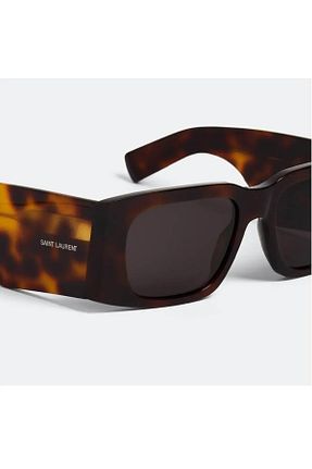 عینک آفتابی قهوه ای زنانه UV400 Saint Laurent - کد 865431472