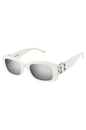 عینک آفتابی سفید زنانه UV400 Balenciaga - کد 852826034