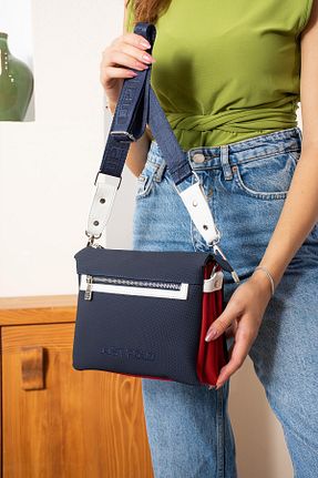 کیف دوشی سفید زنانه پارچه ای Just Polo - کد 865432919