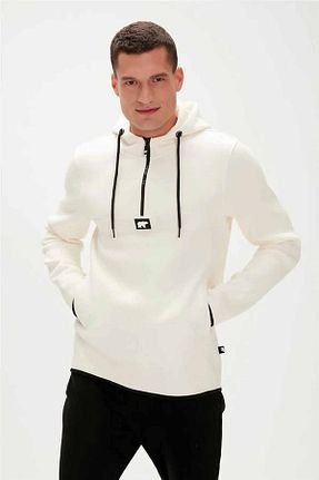 سوئیشرت سفید مردانه ساده Bad Bear - کد 865442731