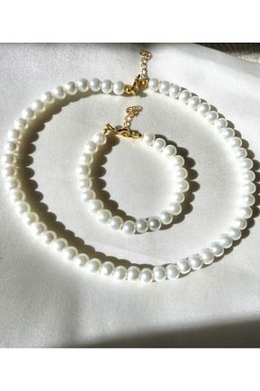 دستبند جواهر قهوه ای زنانه منجق Stil - کد 865441816