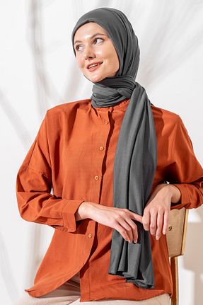 شال طوسی زنانه پلی استر JAWEL - کد 865441077