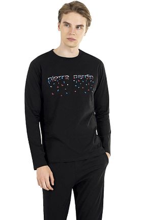 ست لباس راحتی قهوه ای مردانه %100 پنبه Pierre Cardin - کد 771579971