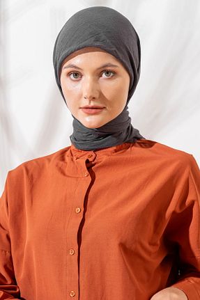 روسری طوسی پلی استر JAWEL - کد 865448776
