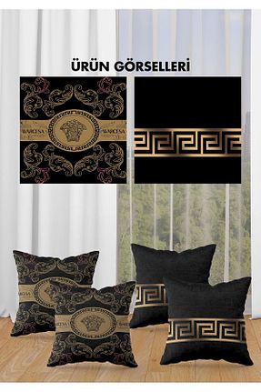 کوسن و روکش کوسن رنگی مخمل Doruklar Home Collection - کد 836381446