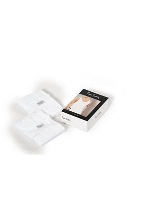 رکابی سفید مردانه پنبه ای Pierre Cardin - کد 860138908