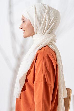 شال بژ زنانه پلی استر JAWEL - کد 865452627