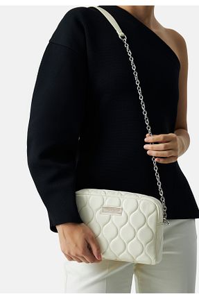 کیف دوشی سفید زنانه پلی استر Laura Ashley - کد 864090913