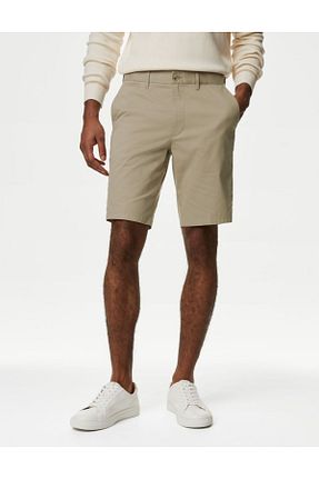 شلوارک و برمودا قهوه ای مردانه رگولار Marks & Spencer - کد 831298499