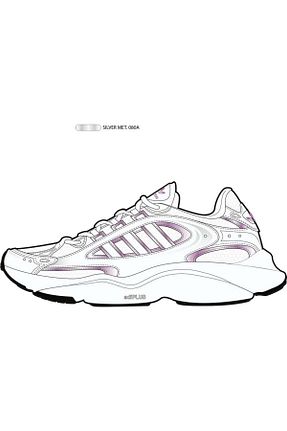 کفش اسنیکر سفید زنانه بند دار adidas - کد 847648097