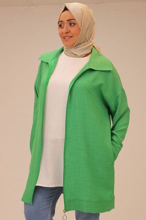 کلاه و ابایا سبز زنانه پلی استر eslamood - کد 838291462