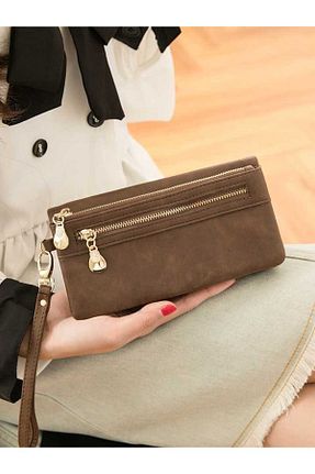 کیف پول قهوه ای زنانه سایز متوسط rinkadoll - کد 856014785