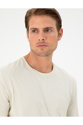 تیشرت طوسی مردانه اسلیم فیت Pierre Cardin - کد 865464263
