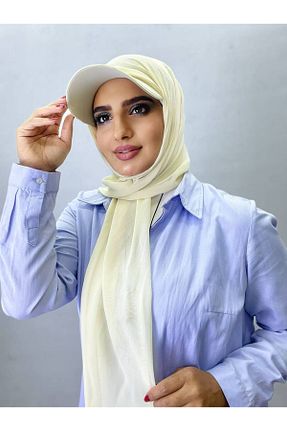شال زرد زنانه شیفون ALDAİR - کد 865481226