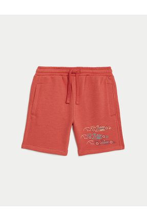 شلوارک و برمودا قرمز بچه گانه رگولار Marks & Spencer - کد 834409045