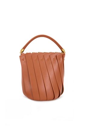 کیف دوشی قهوه ای زنانه چرم مصنوعی adL - کد 865482921