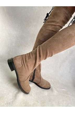 بوت / نیم بوت قهوه ای زنانه جیر ÇİĞDEM KUNDURA - کد 442719296