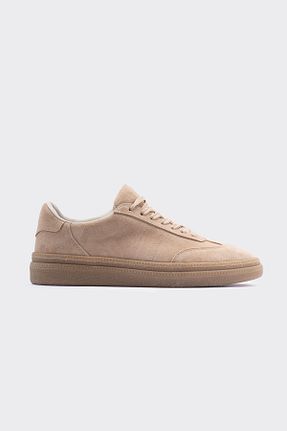 کفش اسنیکر قهوه ای زنانه بند دار SHOEMARK - کد 865494024