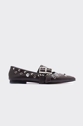 بابت قهوه ای زنانه چرم مصنوعی SHOEMARK - کد 865531847