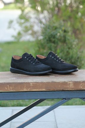 کفش کژوال مشکی مردانه نبوک LİCCAS - کد 865510590