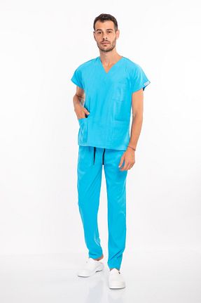 لباس کار آبی Nur Medikal Giyim - کد 865546032