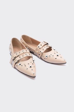 بابت بژ زنانه چرم مصنوعی SHOEMARK - کد 865533606