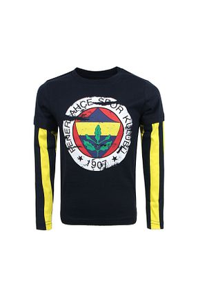 تیشرت اسپرت سرمه ای بچه گانه رگولار Fenerbahçe - کد 865542040