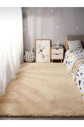 فرش بژ زیره ضد لغزش Sarar - کد 810544509