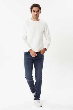 شلوار جین سرمه ای مردانه پاچه ساده Twister Jeans - کد 865509445