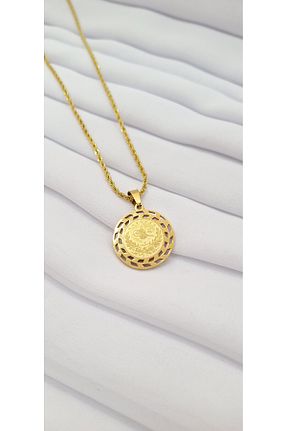 گردنبند استیل ( فولاد ) سبز زنانه استیل ضد زنگ JANRA WORLD - کد 865546365