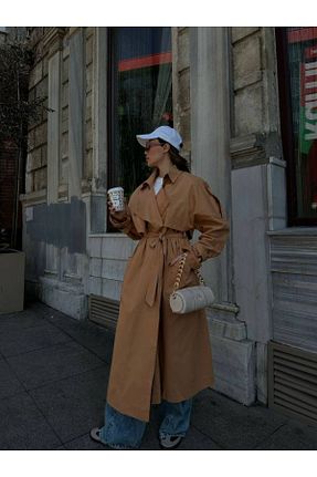 ترنچکت صورتی زنانه %100 پنبه hot fashions - کد 865548279