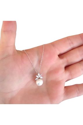 گردنبند نقره صورتی زنانه 925 عیار Güler Yüzlü Silver - کد 822299599