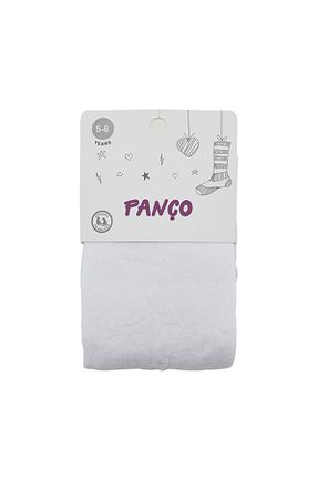 جوراب سفید بچه گانه پنبه ای Panço - کد 780618181