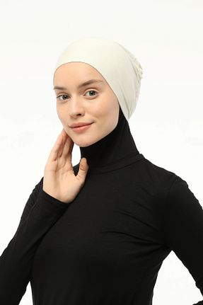 کلاه شنای حجاب بژ زنانه Altobeh - کد 155139004