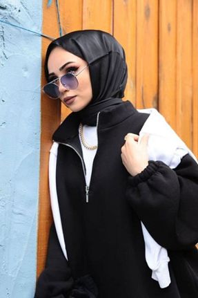 شال مشکی زنانه پلی استر Sezi Moda Giyim - کد 865543976