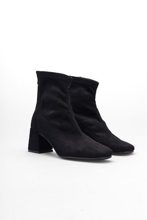 چکمه مشکی زنانه پارچه ای SHOEMARK - کد 865540428