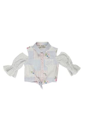 پیراهن سفید بچه گانه رگولار Panço - کد 690600163