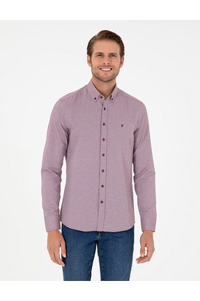 پیراهن قرمز مردانه اسلیم فیت Pierre Cardin - کد 865582268